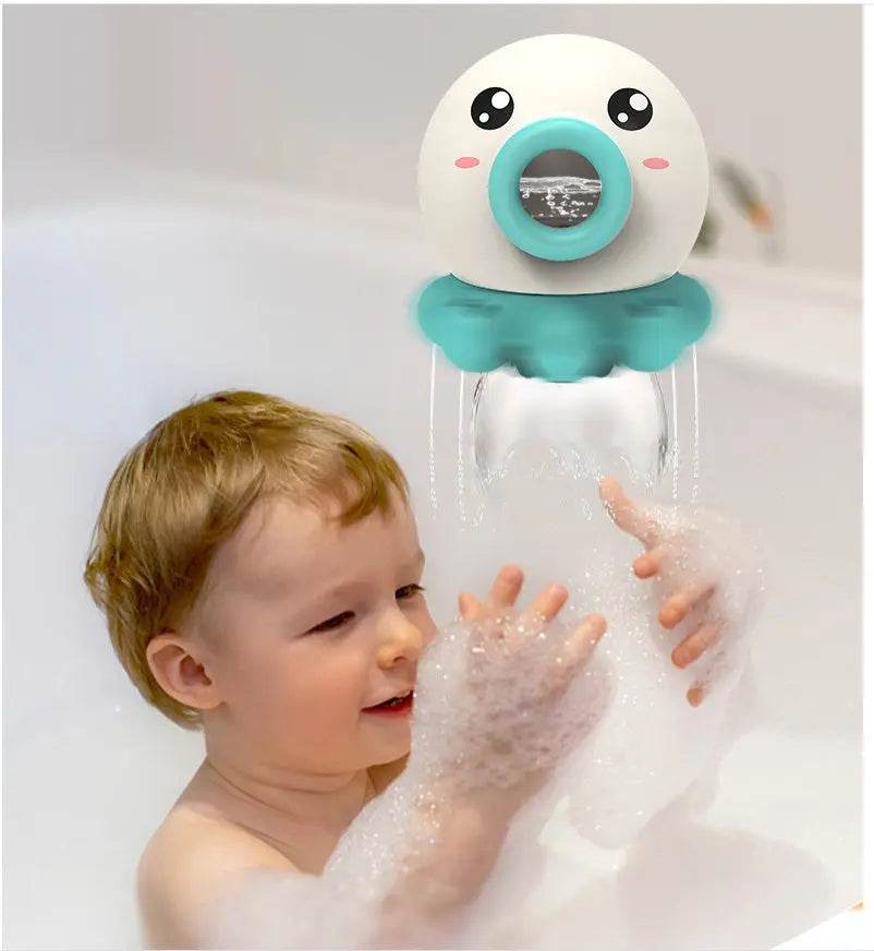 Octopus Fountain Bath Toy Water Jet Rotating Shower Bathroom Toy Summer Water Toys Sprinkler Beach Toys Kids Water Toys - ProTrendyz