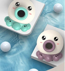 Octopus Fountain Bath Toy Water Jet Rotating Shower Bathroom Toy Summer Water Toys Sprinkler Beach Toys Kids Water Toys - ProTrendyz