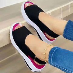 Velcro Casual Summer Women Sandals Fish Mouth Sandals ProTrendyz