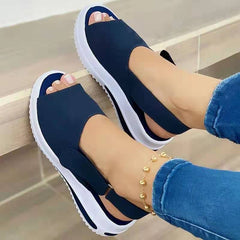 Velcro Casual Summer Women Sandals Fish Mouth Sandals ProTrendyz