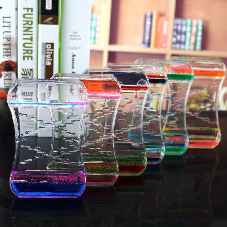 Creative Cruise Fluid Liquid Hourglass Quicksand Timer 2024 Ins Living Room Office Ornaments Desk Table Decorations Home Decor - ProTrendyz