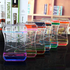 Creative Cruise Fluid Liquid Hourglass Quicksand Timer 2024 Ins Living Room Office Ornaments Desk Table Decorations Home Decor - ProTrendyz