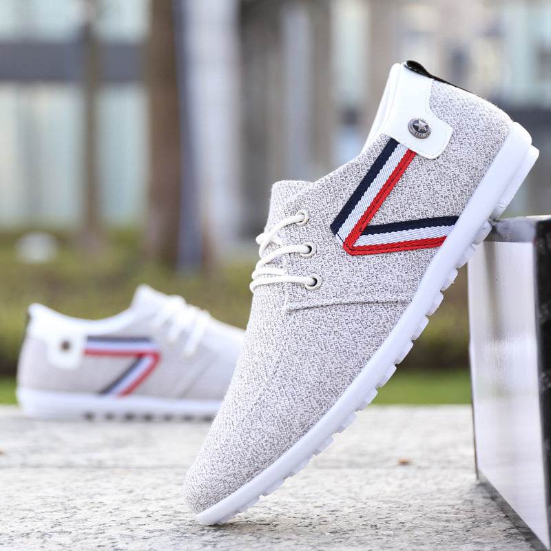Men'S Soft-Soled Canvas Shoes, Sports And Leisure Old Beijing Cloth Shoes, Peas Shoes - ProTrendyz