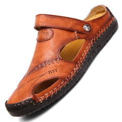 Men's Closed Toe Sandals Summer Adjustable Slides Slippers Fashion Beach Shoes - ProTrendyz