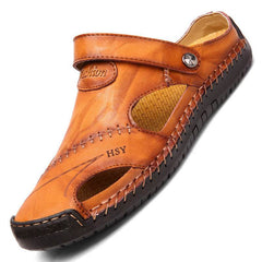 Men's Closed Toe Sandals Summer Adjustable Slides Slippers Fashion Beach Shoes - ProTrendyz