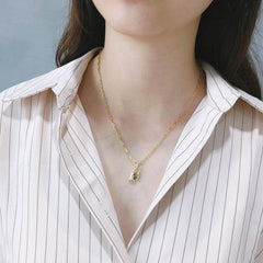 Sterling Silver Necklace Diamond Lock Net Red INS Popular Necklace Short Neck Chain - ProTrendyz