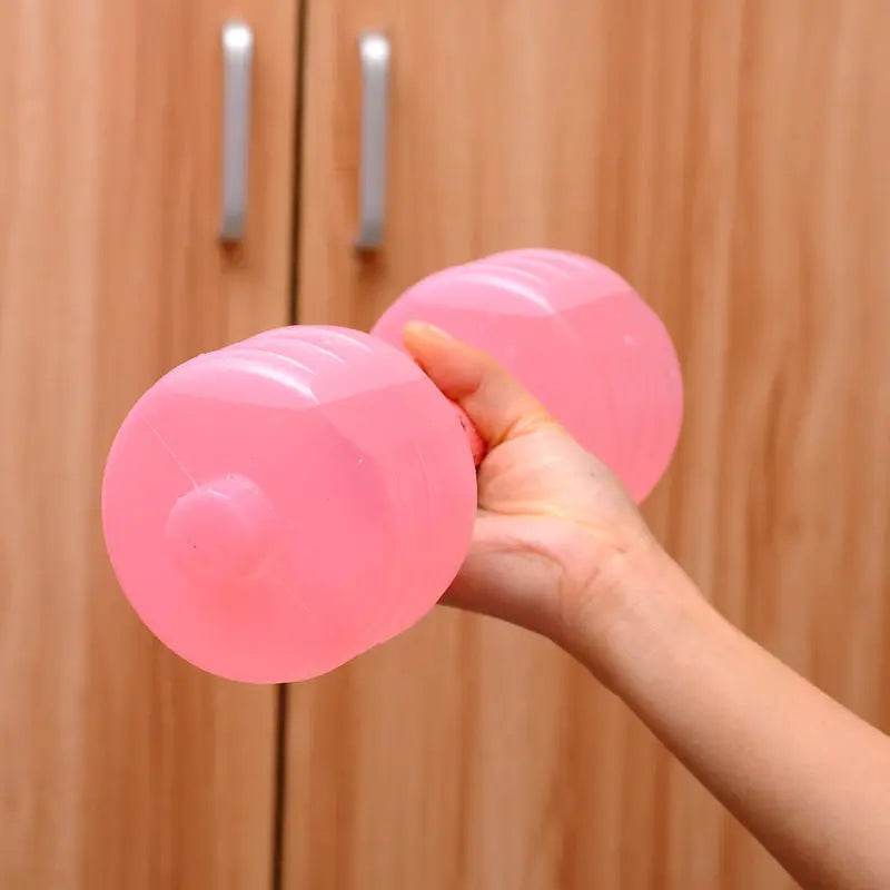 Body Building Water Dumbbell Weight Dumbbells Slimming Fitness Gym Equipment Yoga for Training Sport Plastic Bottle Exercise Unique - ProTrendyz