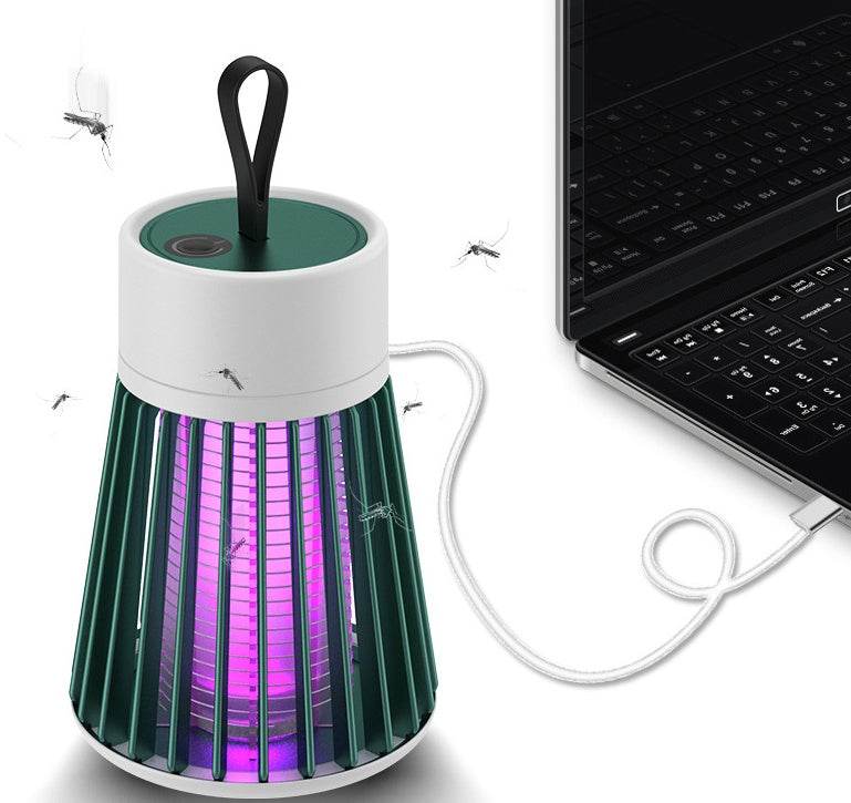 Electric-Shock Physical Mosquito Killer Light Purple Light Mosquito Trap Mosquito Killer Portable OutdoorBedroom USB Rechargeable Mosquito Trap - ProTrendyz