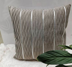 Simple Luxury Striped Velvet Pillow Cover Pillow Cushion Cover Pillow Case Covers for Sofa Flannel Velvet Sofa Cushion Cover - ProTrendyz