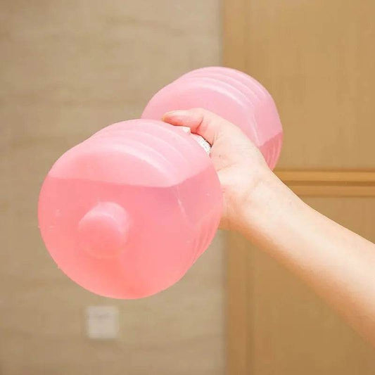 Body Building Water Dumbbell Weight Dumbbells Slimming Fitness Gym Equipment Yoga for Training Sport Plastic Bottle Exercise Unique - ProTrendyz