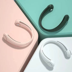 Leafless Hanging Neck Fan Usb Charging Lazy Silent Fan for Heat Summer Sweat Hot Enviorments - ProTrendyz