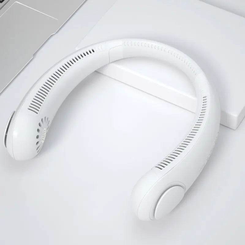 Leafless Hanging Neck Fan Usb Charging Lazy Silent Fan for Heat Summer Sweat Hot Enviorments - ProTrendyz