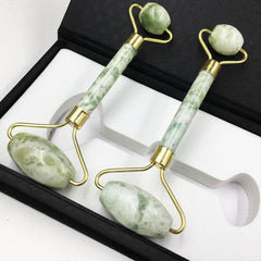 Jade Beauty Device Roller Xiuyu Double-headed Facial Massage Stick Jade Roller - ProTrendyz