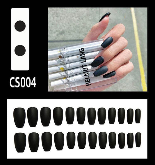 Fake Nails Wear Nails Autumn And Winter Frosted Personality Waterproof Ballet Nails - ProTrendyz