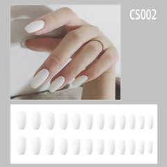 Fake Nails Wear Nails Autumn And Winter Frosted Personality Waterproof Ballet Nails - ProTrendyz