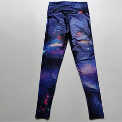 Fitness High Elastic Sports Leggings Training Abstract Ink Pattern High Waist Yoga Leggings - ProTrendyz