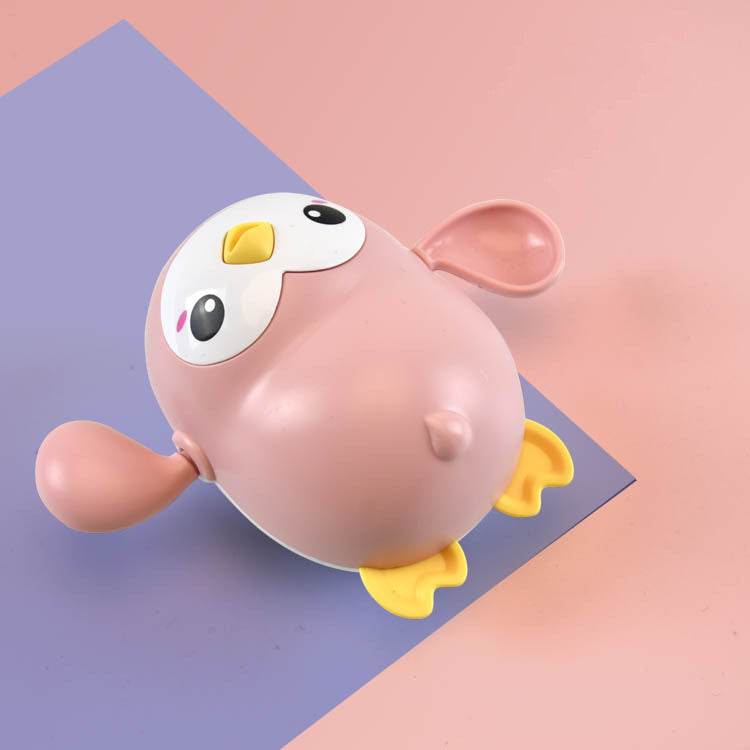 Baby Bath Toy Kawaii Swimming Penguin Bath Pool Toy Cute Wind Up Little Penguin Bath Toys Set Baby Montessori Educational Toys - ProTrendyz