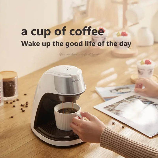New Coffee Machine Fully Automatic Home Office Mini American Small Portable Coffee Maker - ProTrendyz