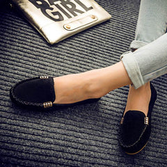 Flat Heel Pumps Single Shoes Flat Women's Shoes Student Peas Shoes - ProTrendyz