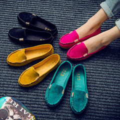Flat Heel Pumps Single Shoes Flat Women's Shoes Student Peas Shoes - ProTrendyz