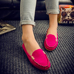 Flat Heel Pumps Single Shoes Flat Women's Shoes Student Peas Shoes - ProTrendyz