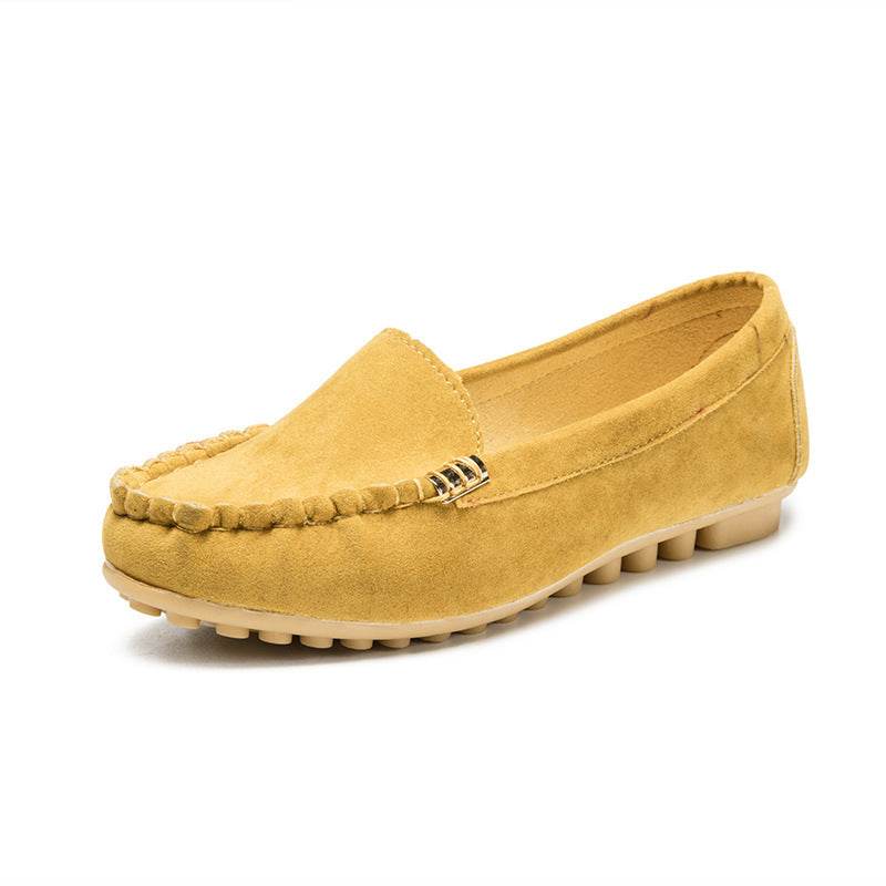 Flat Heel Pumps Single Shoes Flat Women's Shoes Student Peas Shoes - ProTrendyz