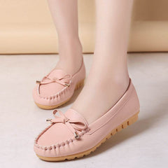 Flat Heel Pumps Single Shoes Flat Women's Shoes Student Peas Shoes - ProTrendyz