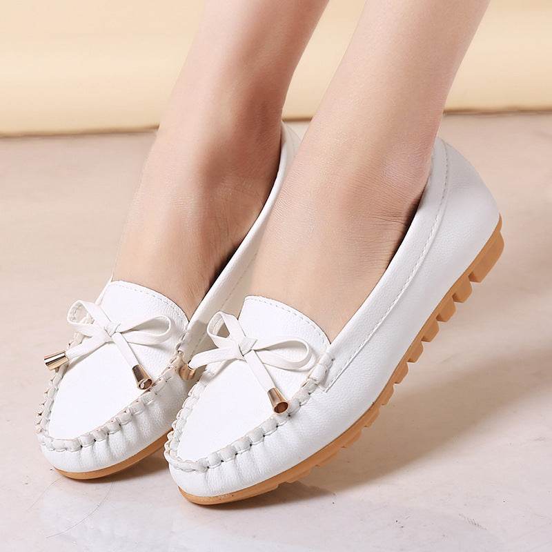 Flat Heel Pumps Single Shoes Flat Women's Shoes Student Peas Shoes - ProTrendyz
