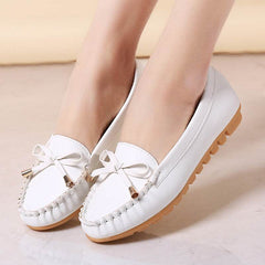 Flat Heel Pumps Single Shoes Flat Women's Shoes Student Peas Shoes - ProTrendyz