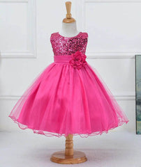 Baby Sequin Dress Flower Girl Wedding Princess Dress - ProTrendyz