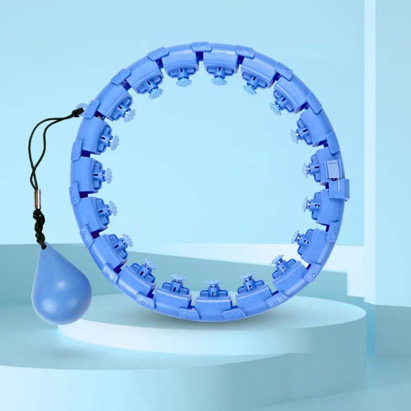 Fitness Ring Adjustable Sport Hoops Abdominal Powder Inside Thin Waist Exercise Detachable Massage Fitness Hoops Gym Home Training Weight Loss US - ProTrendyz