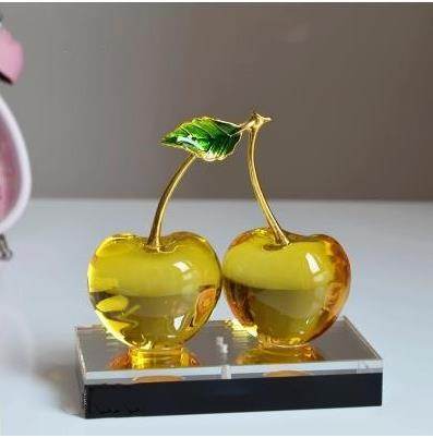 K9 Crystal Car Ornaments Cherry Perfume Seat Crystal Perfume Bottle Car Ornaments Crystal Car Perfume Seat Ornaments - ProTrendyz
