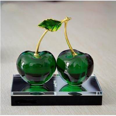 K9 Crystal Car Ornaments Cherry Perfume Seat Crystal Perfume Bottle Car Ornaments Crystal Car Perfume Seat Ornaments - ProTrendyz