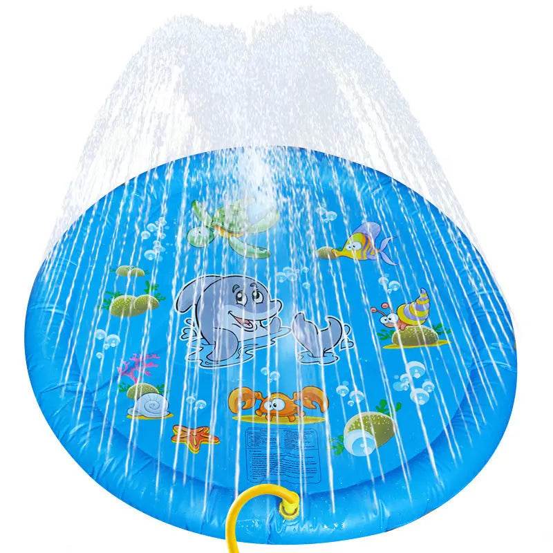 Non-Slip Splash Pad For Kids And Pet Dog Pool Summer Outdoor Water Toys Fun Backyard Fountain Play Mat - ProTrendyz