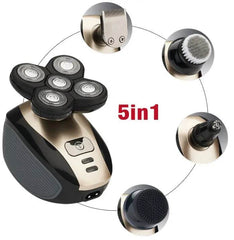 5 In 1 Multifunctional Electric Shaver 5 Blade Razor For Men Shaved Head Rechargeable Shaving Machine Beard Nose Hair Trimmer US - ProTrendyz