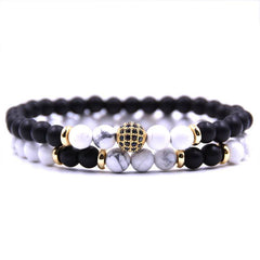 Natural Stone Bracelet Set Micro Zircon Bracelet - ProTrendyz