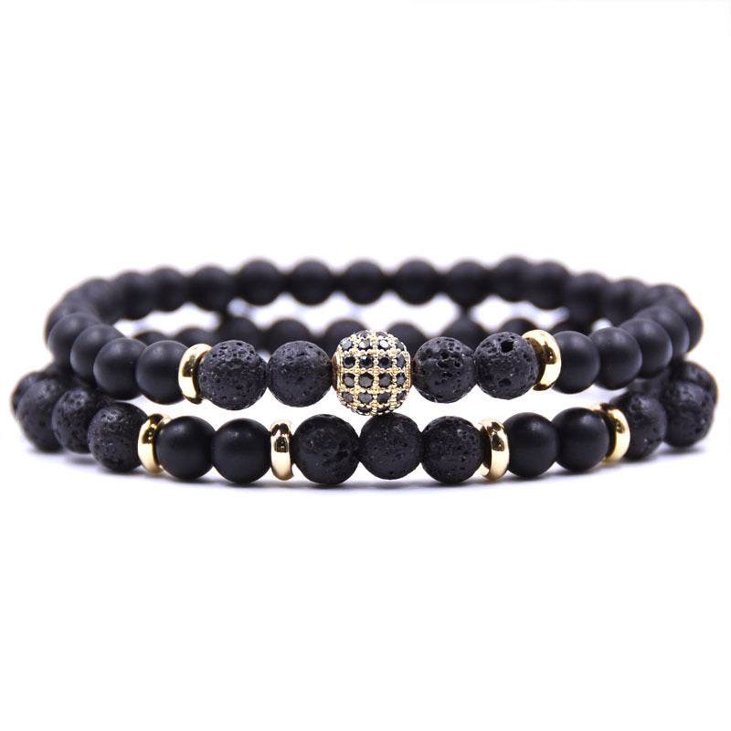Natural Stone Bracelet Set Micro Zircon Bracelet - ProTrendyz