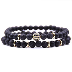 Natural Stone Bracelet Set Micro Zircon Bracelet - ProTrendyz