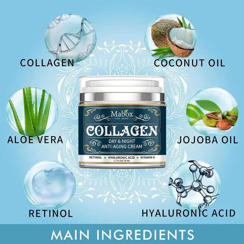Collagen Moisturizing Facial Cream Skin Care Products Anti Aging Face Cream Moisturizing Wrinkle Remover - ProTrendyz