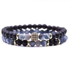 Natural Stone Bracelet Set Micro Zircon Bracelet - ProTrendyz
