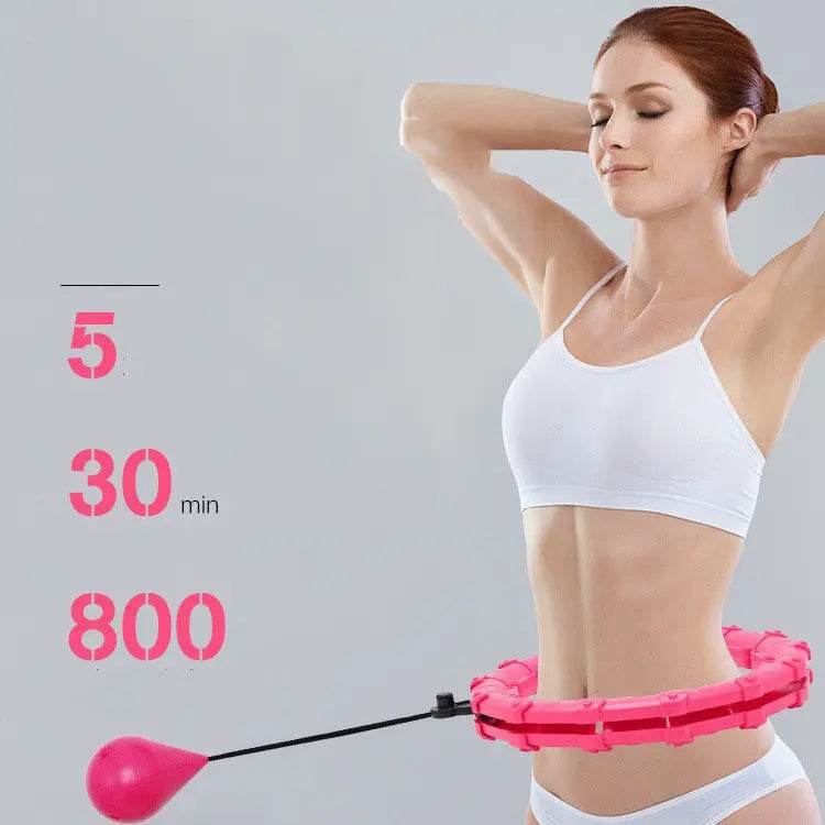 Fitness Ring Adjustable Sport Hoops Abdominal Powder Inside Thin Waist Exercise Detachable Massage Fitness Hoops Gym Home Training Weight Loss US - ProTrendyz