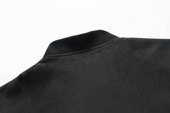 Suede Stand Collar Men's Jacket Double Zipper Pocket Clothing Mens - ProTrendyz