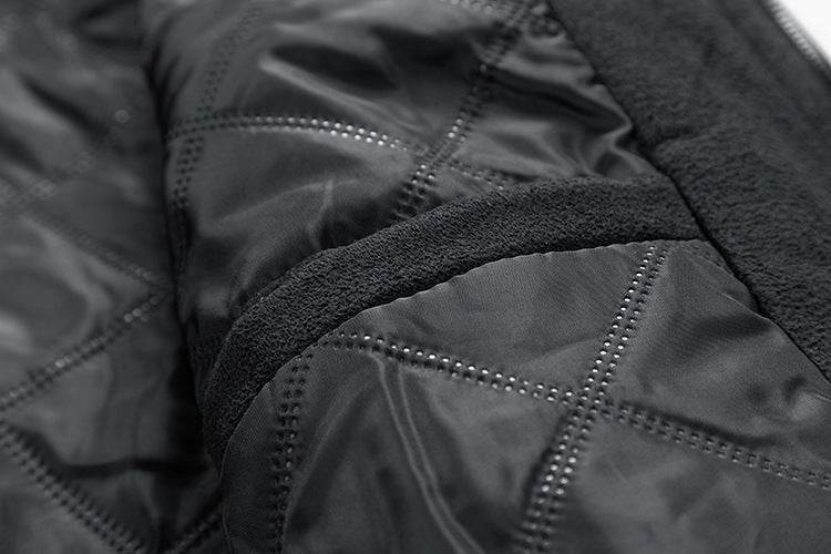 Suede Stand Collar Men's Jacket Double Zipper Pocket Clothing Mens - ProTrendyz