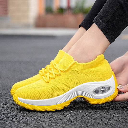 Sports Women Flying Knit Socks Shaking Shoes - ProTrendyz