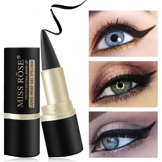 Waterproof Black Eyeliner Liquid Eye Liner Pen Pencil Gel Beauty Makeup Cosmetic Eyelashes Waterproof Eye Liner Makeup Tool - ProTrendyz