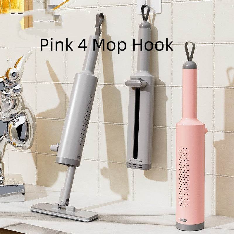 Rotatable Self-Squeeze Mini Mop With Crevice Brush Hand Wash-Free Flat Squeeze Mop With 2 Reusable Microfiber Pads, Microfiber Mop For Wet Dry Use Self Wringing Flat Mop For Floor Cleaning - ProTrendyz