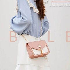 Small Messenger Bag New Sweet And Cute Cat Tassel Decoration Chain One Shoulder Small Square Bag Casual Messenger Bag US - ProTrendyz