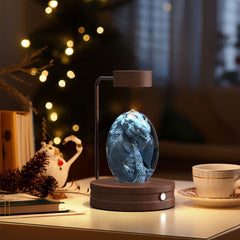 Crystal Ball Cosmic Dinosaur Indoor Night Light USB Power Warm Bedside Light Birthday Gift Night Lamp ProTrendyz