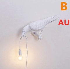 Creative Auspicious Bird Resin Wall Lamp Decoration - ProTrendyz