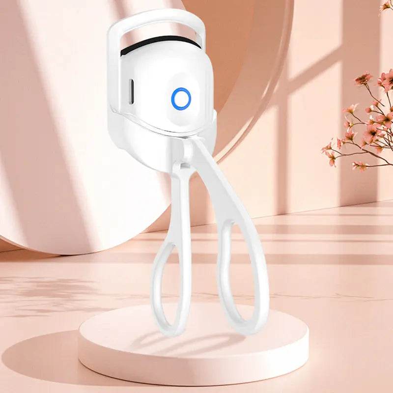 Eyelash Curler Portable Electric Heated Comb Eye Lash Long Lasting Eyelashes Curls Thermal Eyelash Curler Makeup Tools Heated Eyelash Curlers,Rechargeable Electric Eyelash Curler,Handheld Eyelash Heat - ProTrendyz